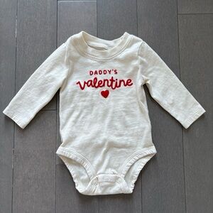 Carter’s ‘Daddy's Valentine' Baby Onesie, 3M